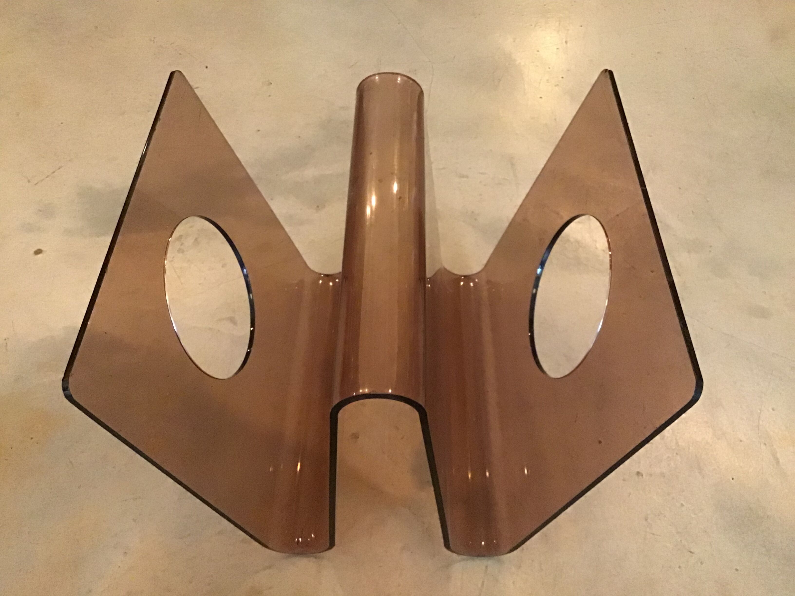 Michel Dumas magazine holder for Roche Bobois