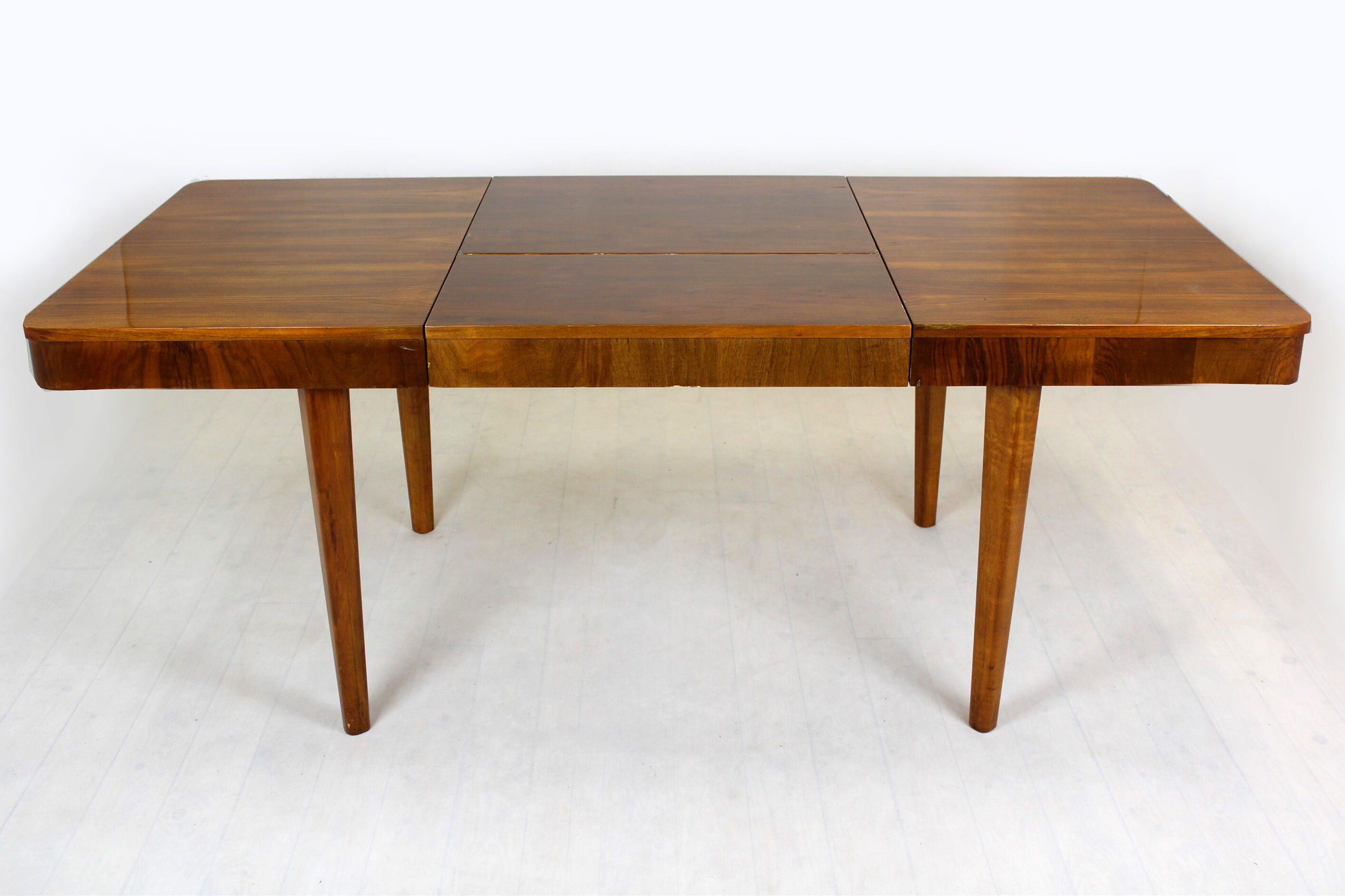 Extendable dining table by Jindrich Halabala for UP Zavody, 1950s