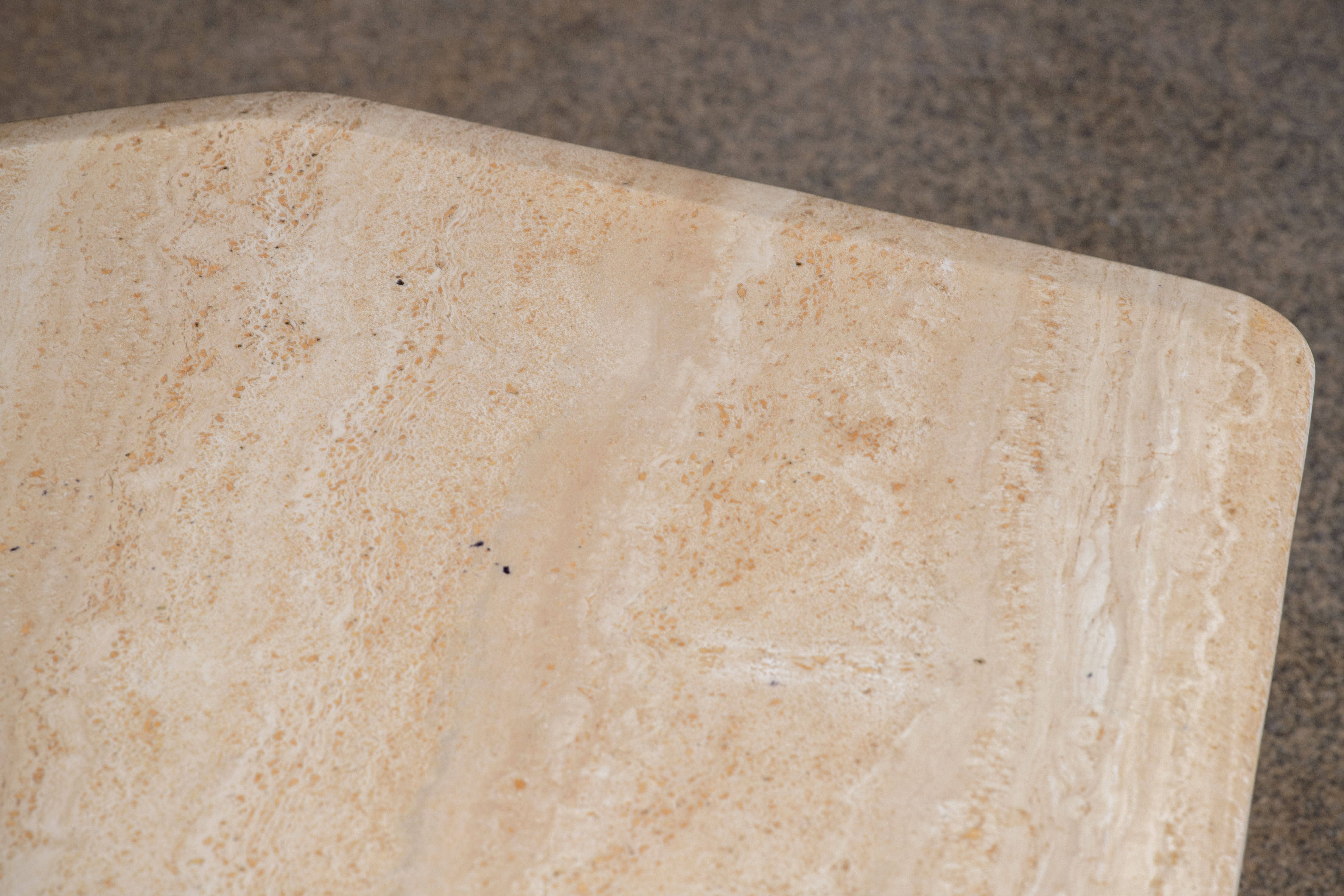 Coffee table Vintage Design Travertine – 134 cm