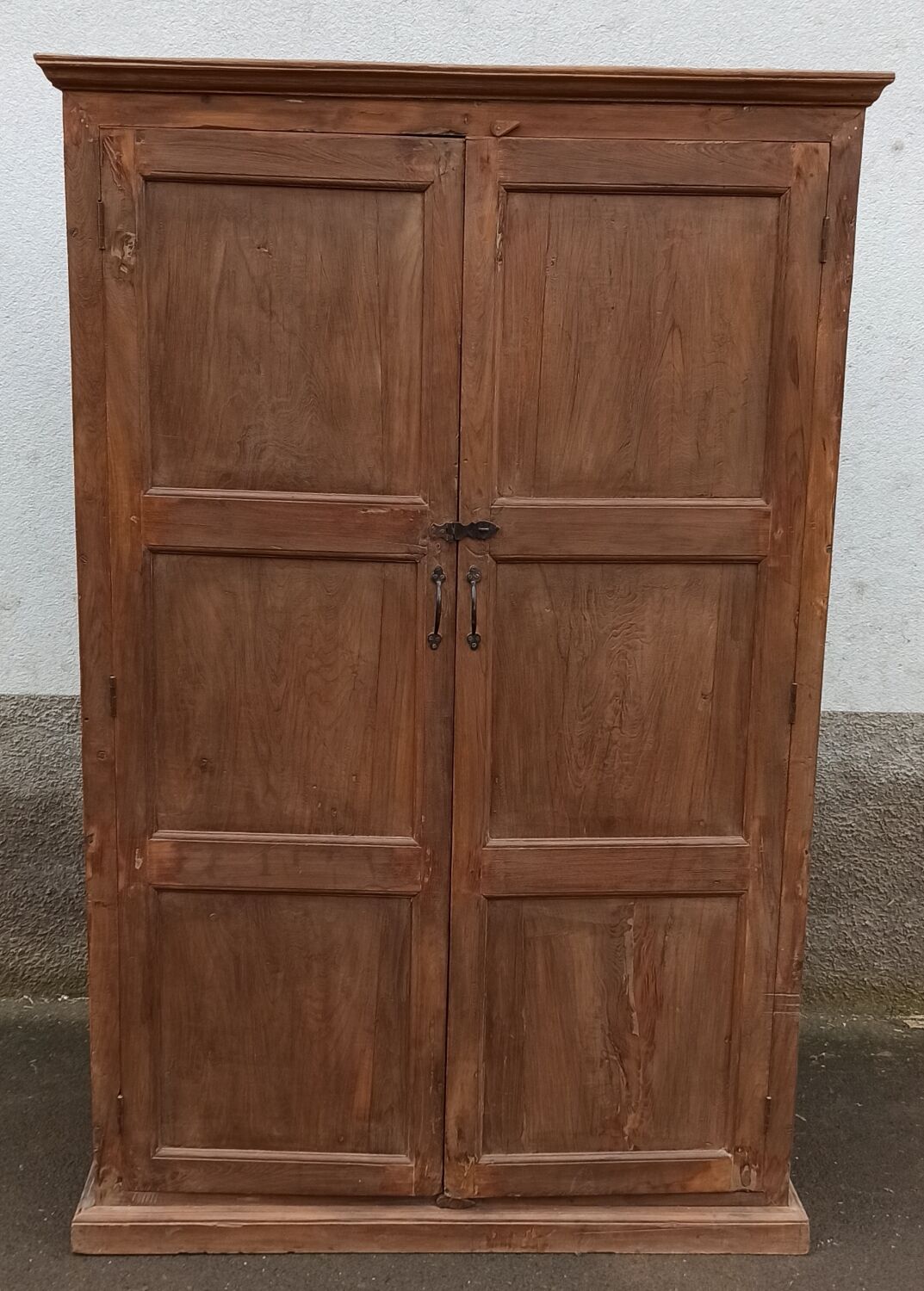Old wooden wardrobe