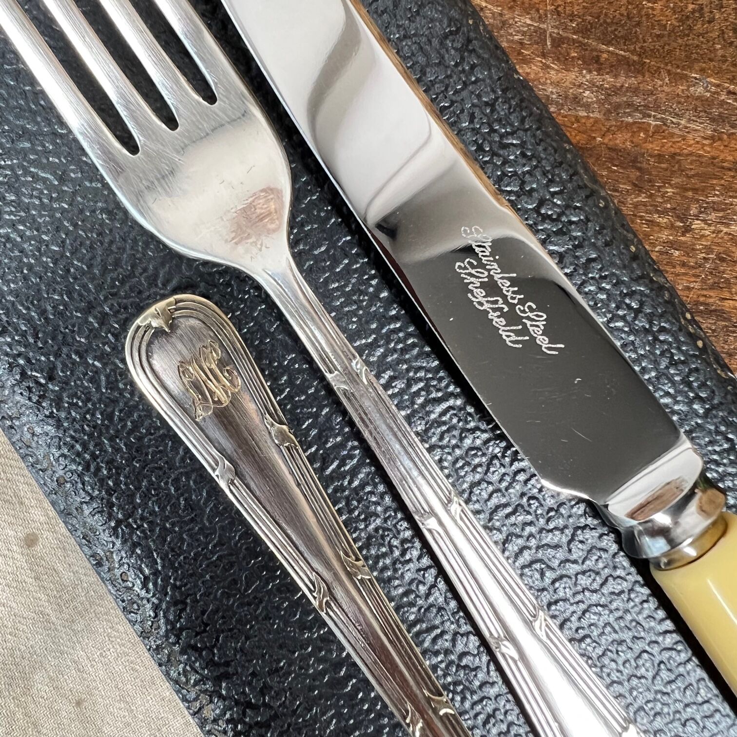 Old English cutlery for children