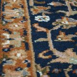 Tapis persan 136x70 bleu et marron
