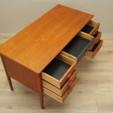 Teak desk, Danish design, 1970s, production: Denmark