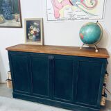 Old oak workshop drawer unit