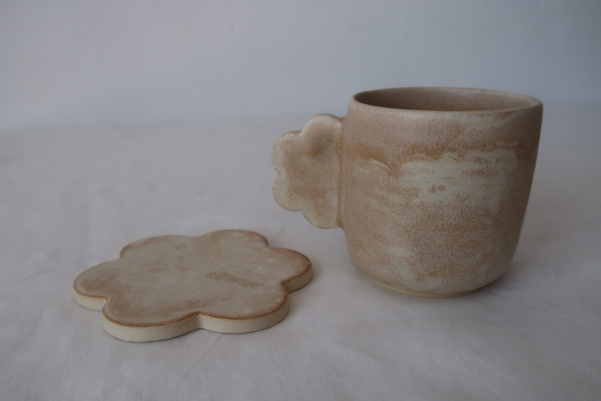 Flower cup with cup - Vagabonde Création