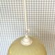 Vintage suspension in striped yellow opaline.