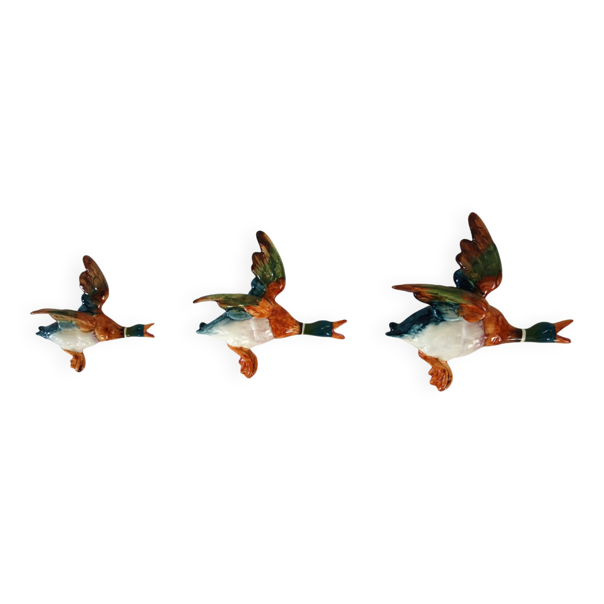 Ensemble de 3 canards en céramique de Beswick, Angleterre