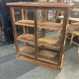 exotic wood counter display case