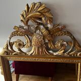 Old golden mirror