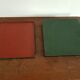 Old green lacquer box floral decoration