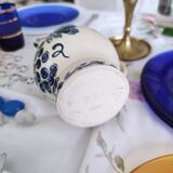 Decanter with grape blue decoration