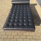 Knoll Barcelona Daybed Black Sabrina leather AS NEW!! Mies van der Rohe