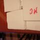 Lot 4 white honeycomb towels
