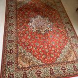 Large Persian wool rug from the 70s