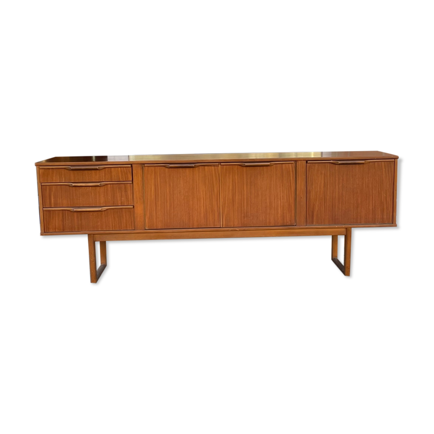 Teak row of the 60s U-shaped base