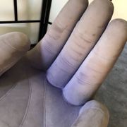 Pop Art swivel armchair - mauve velvet - circa 80/90 - very good condition