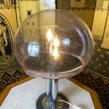 Lamp in chrome and plexiglass 1970