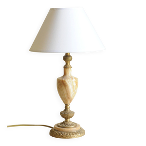 lampe de table vintage - onyx