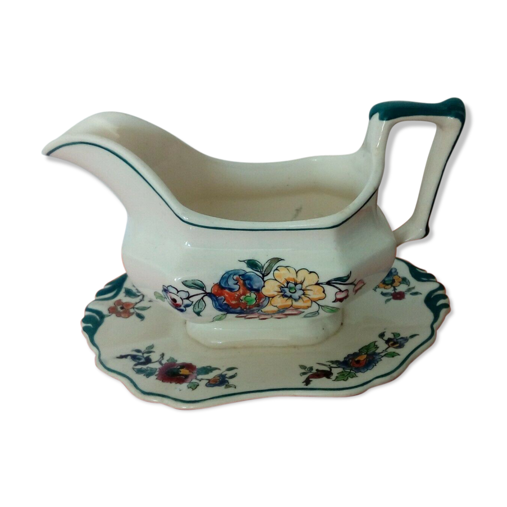 Saucière en faïence Royal Cauldon Angleterre Selency