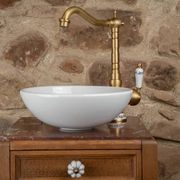 Antique wooden and red marble washstand (Art Deco style)