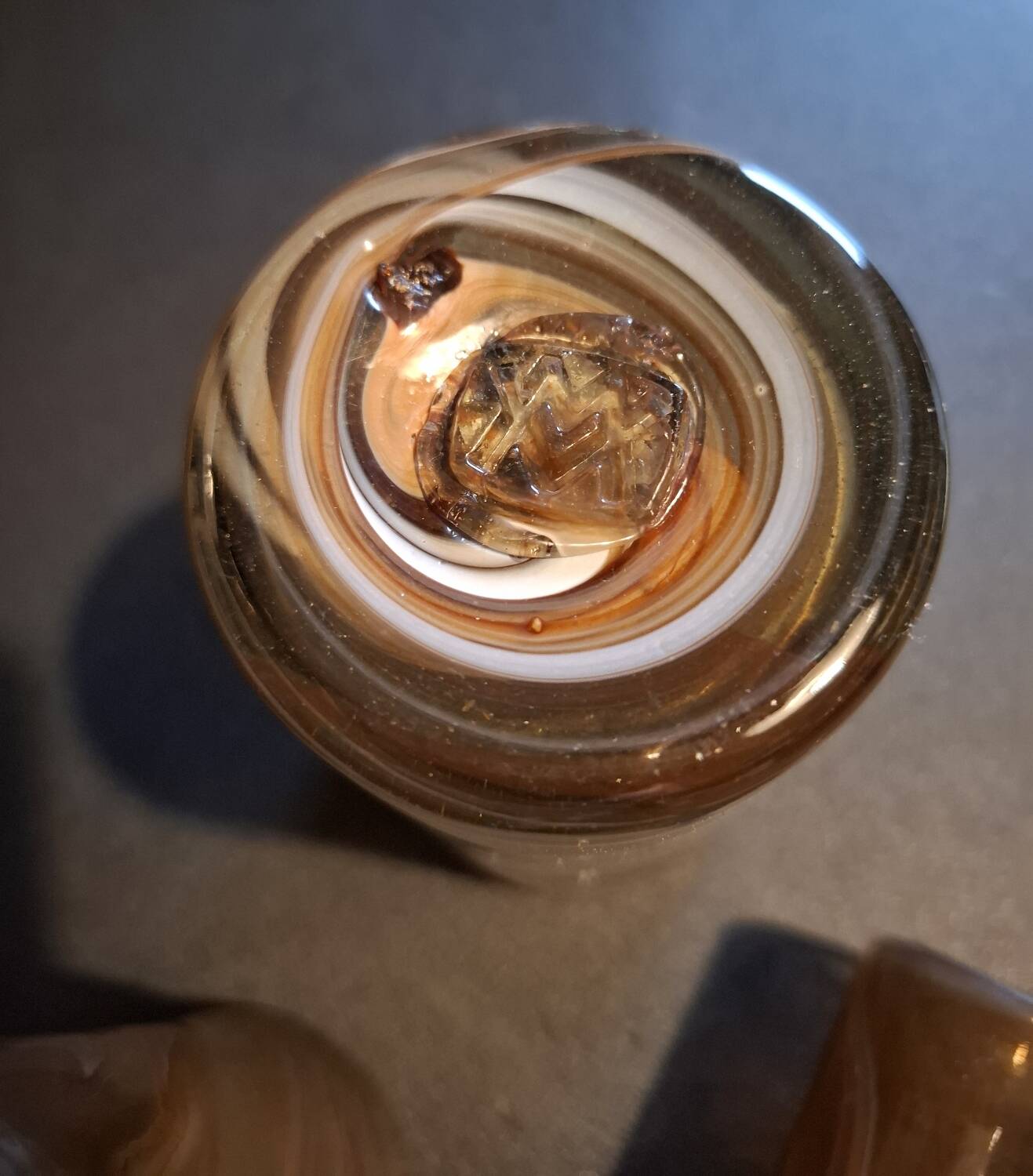 Set of 4 hand-blown glasses