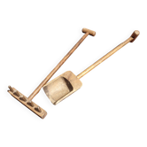 Wooden rake and shovel set for children
