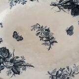 Oval iron earth dish