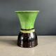Bicolour vase in glazed terracotta - Savoyard craftsmanship