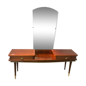 Vintage mahogany veneer dressing table