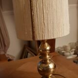 Old gold brass lamp cotton spinning