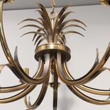 Lustre ananas en laiton à 8 lumières