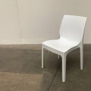 Stackable plastic auxiliary chair Italian Rome