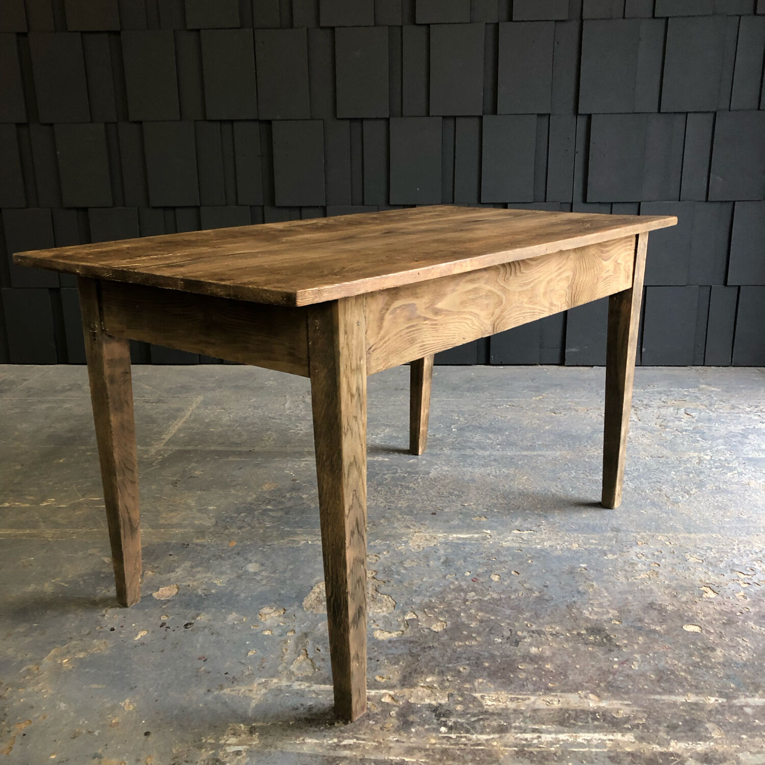 Table de ferme à 2 tiroirs