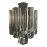 Kosta Boda "Pee" Glasses Set of 6 by WalterHickman 70s