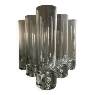 6 verres Kosta Boda « Pipi » par WalterHickman, années 70