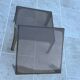 Pair of smoked plexiglass coffee tables 1970 side tables