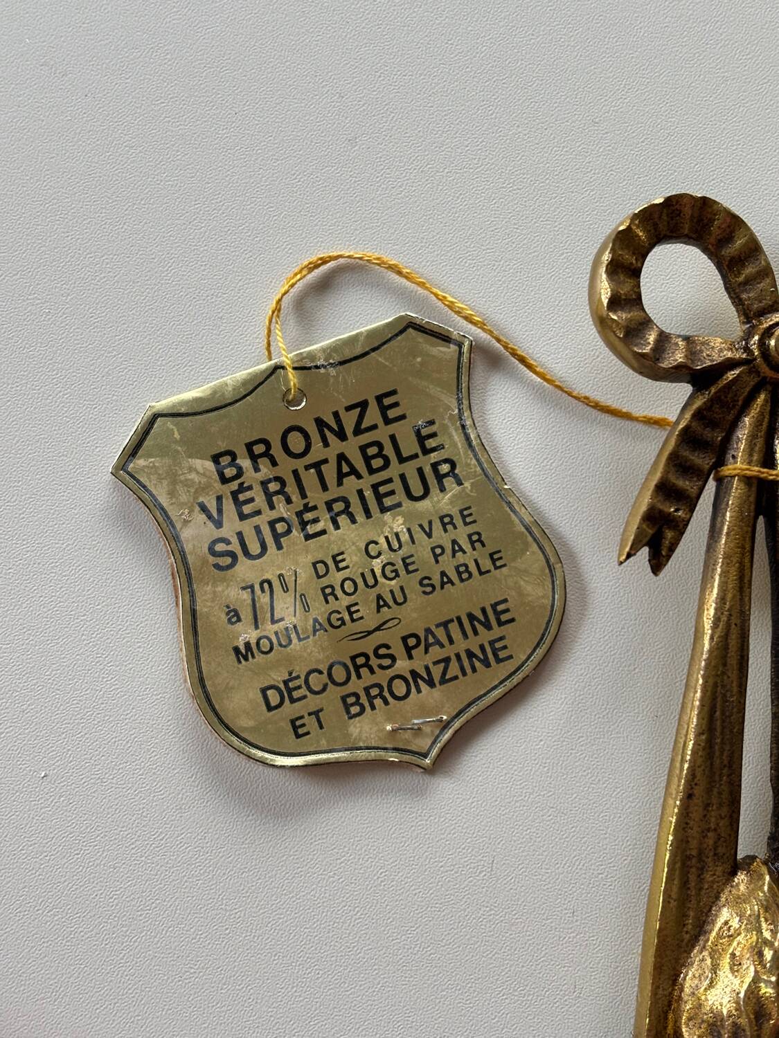 Gilded bronze wall sconces