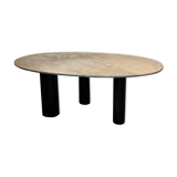 Marble dining table and steel legs