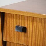 Vintage wood and metal chest of drawers, 1960