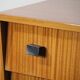 Vintage wood and metal chest of drawers, 1960