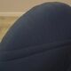 Italian cantilever chair 1990s blue fabric upholstery