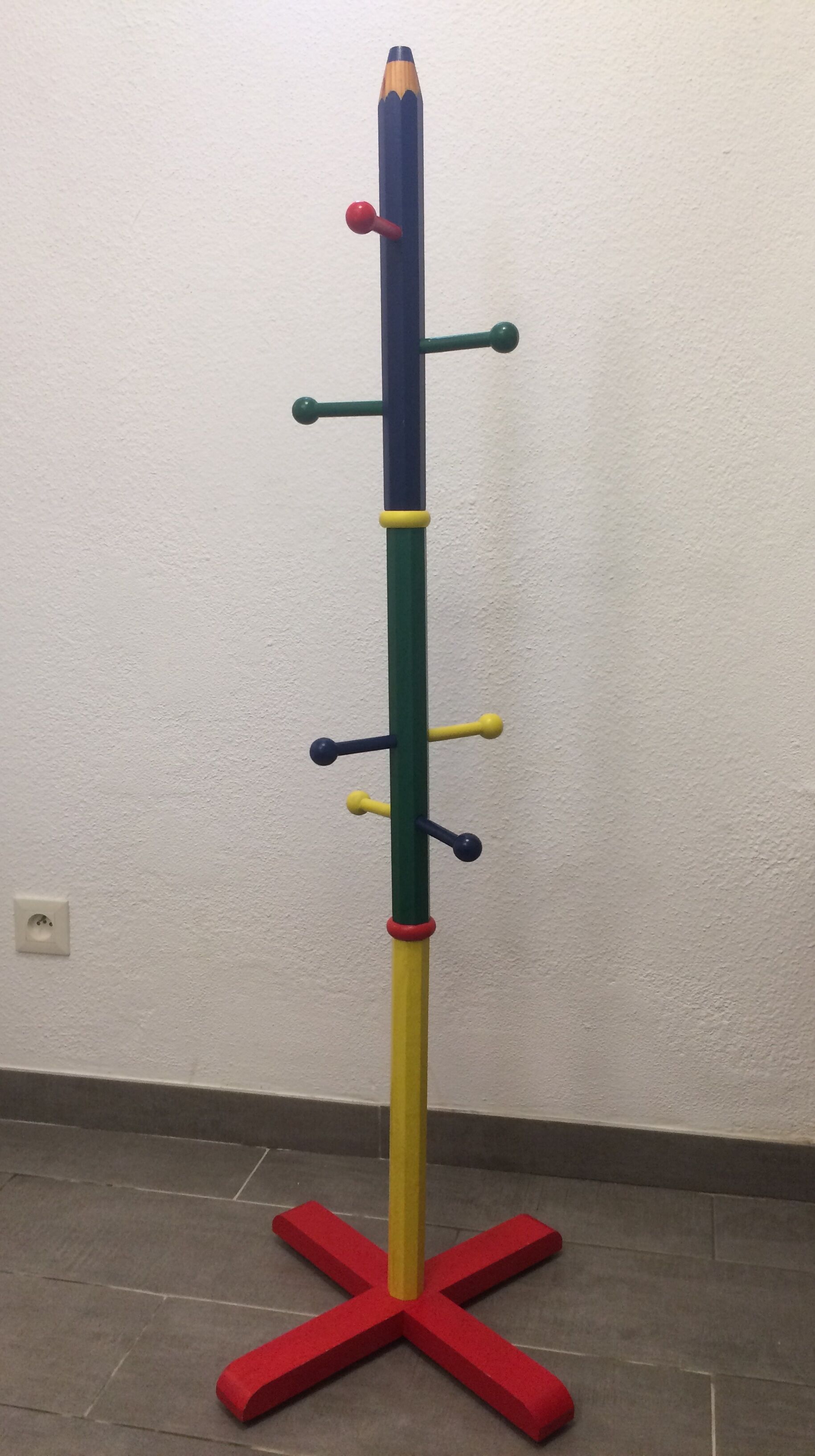 Pencil coat rack by Pierre Sala, child