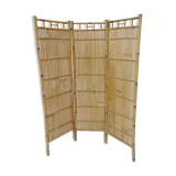 Vintage 60s rattan bamboo screen