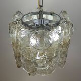 Vintage Murano glass chandelier by Mazzega, Italy 1970s