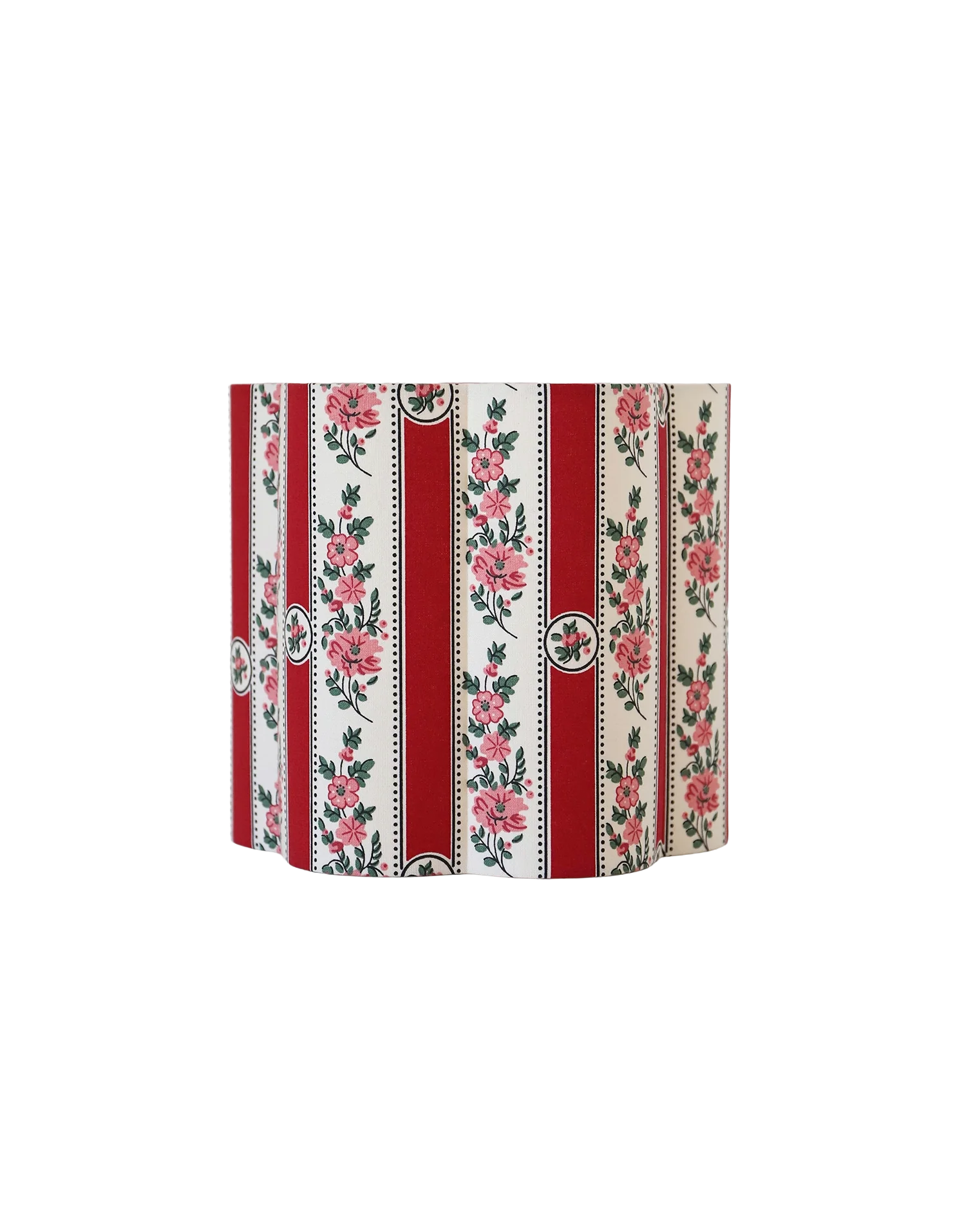 Flower-shaped lampshade Flora "red overmount"