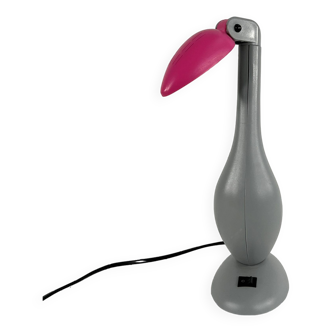 Gray / Pink Articulated Toucan Lamp, 1980