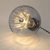 Murano glass table lamps with gold leaf inclusions, 1970s, set of 2.