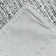 2x8 white & black vintage runner rug 61x234cm
