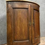 Solid wood corner cabinet from the Louis XIV period
