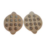 2 snail plates in CNP village sandstone